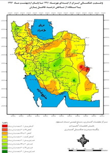 وضعیت خشکسالی ایران